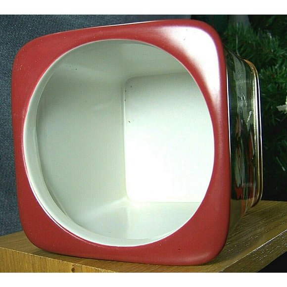 Coca Cola Holiday Portraits Santa Red Stoneware Canister Sakura 2002 - Picture 6 of 7